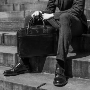 Calvino soft briefcase contemporary design
