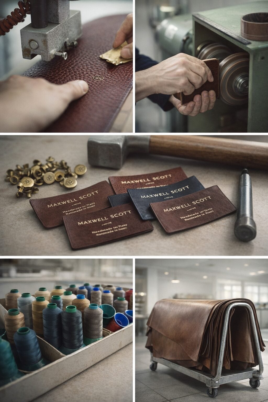 Italian leather factory production environment