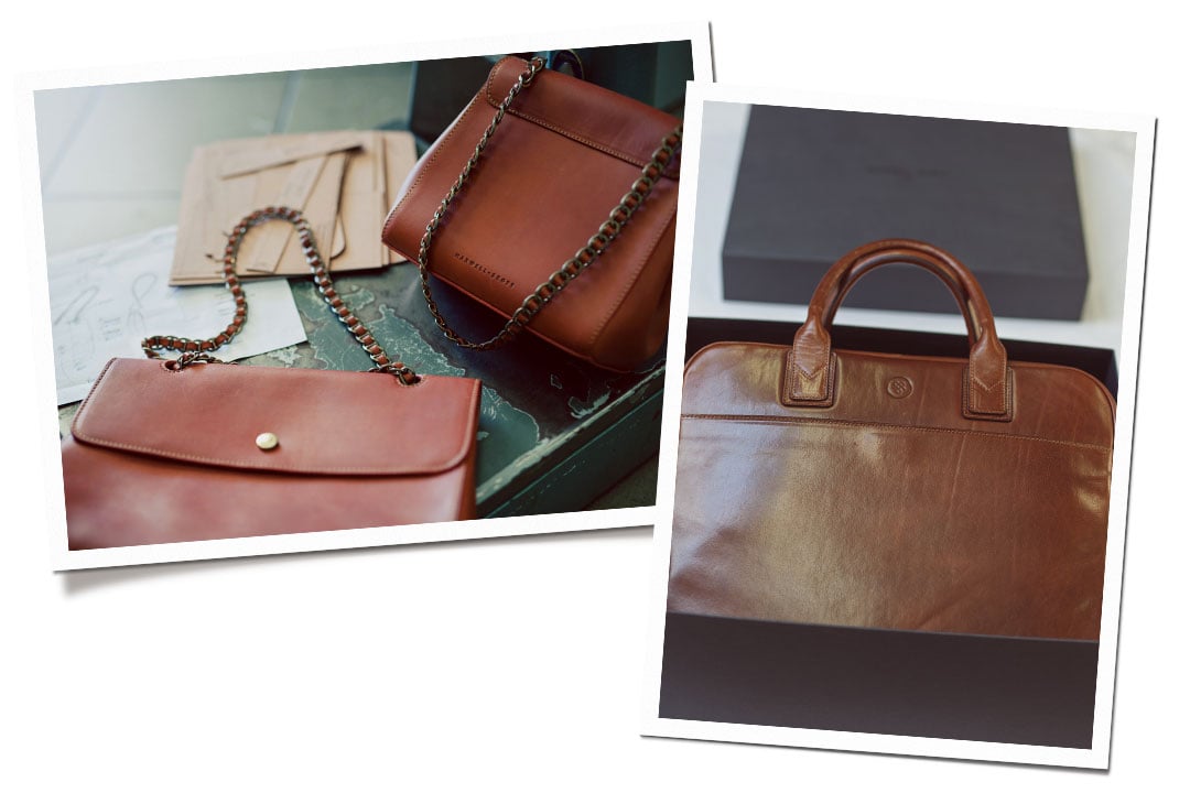 leather bags embossed