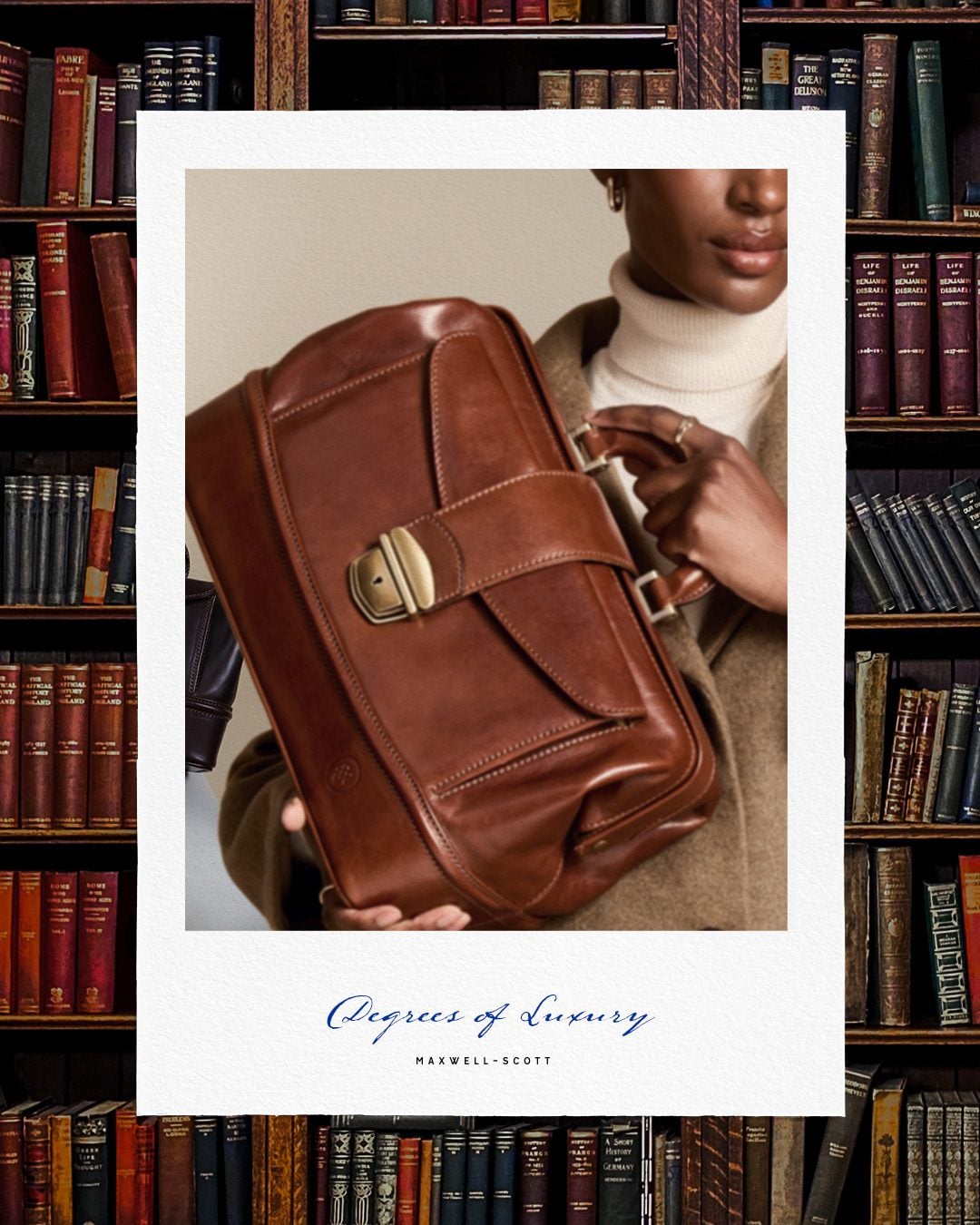 Handcrafted full-grain leather glasses case suitable as a graduate leather gift