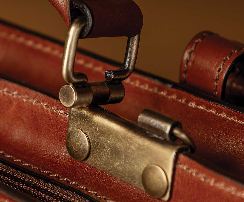 luxury best briefcase hardware in antique gold