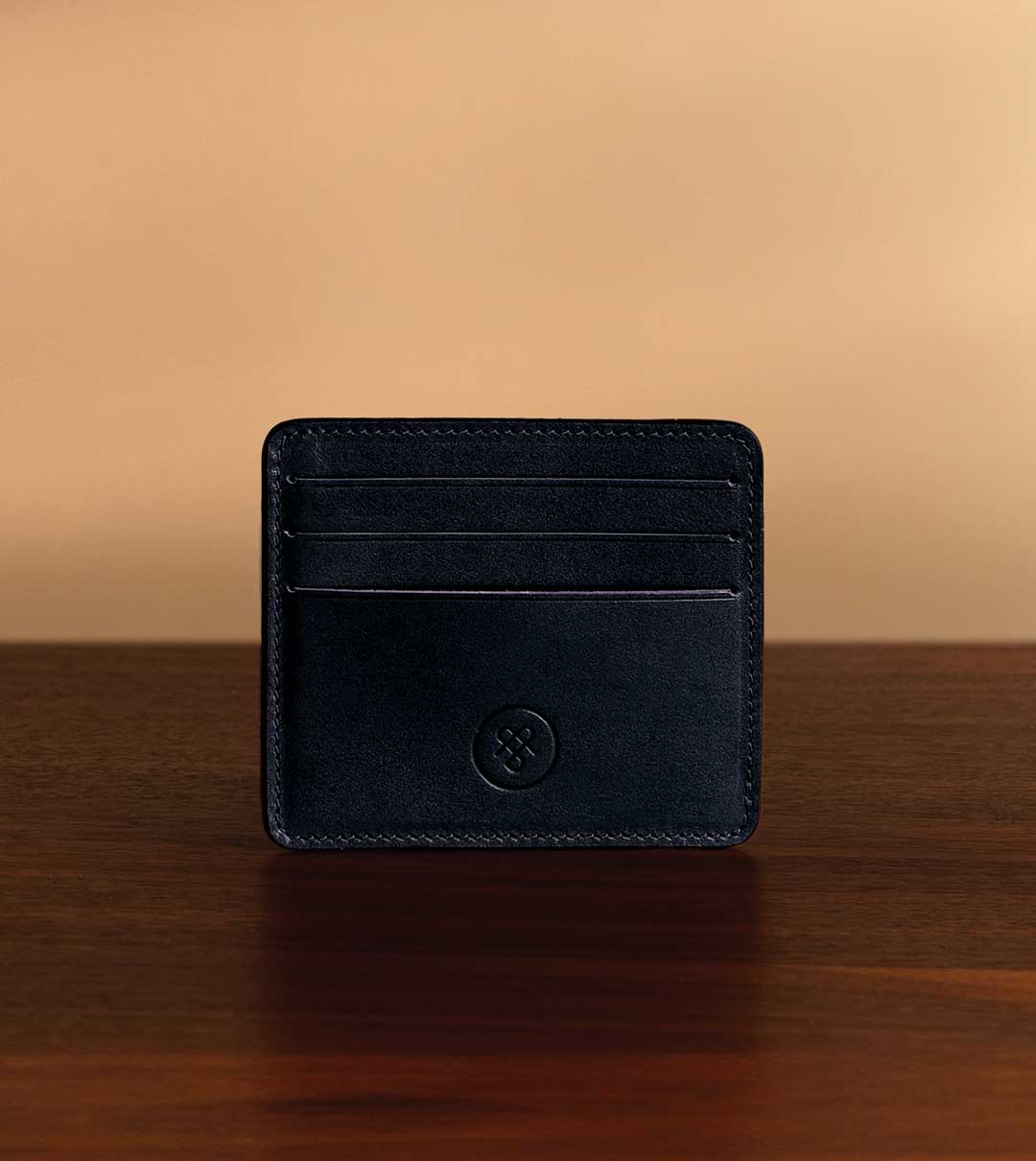 navy leather accessories collection Marco card holder