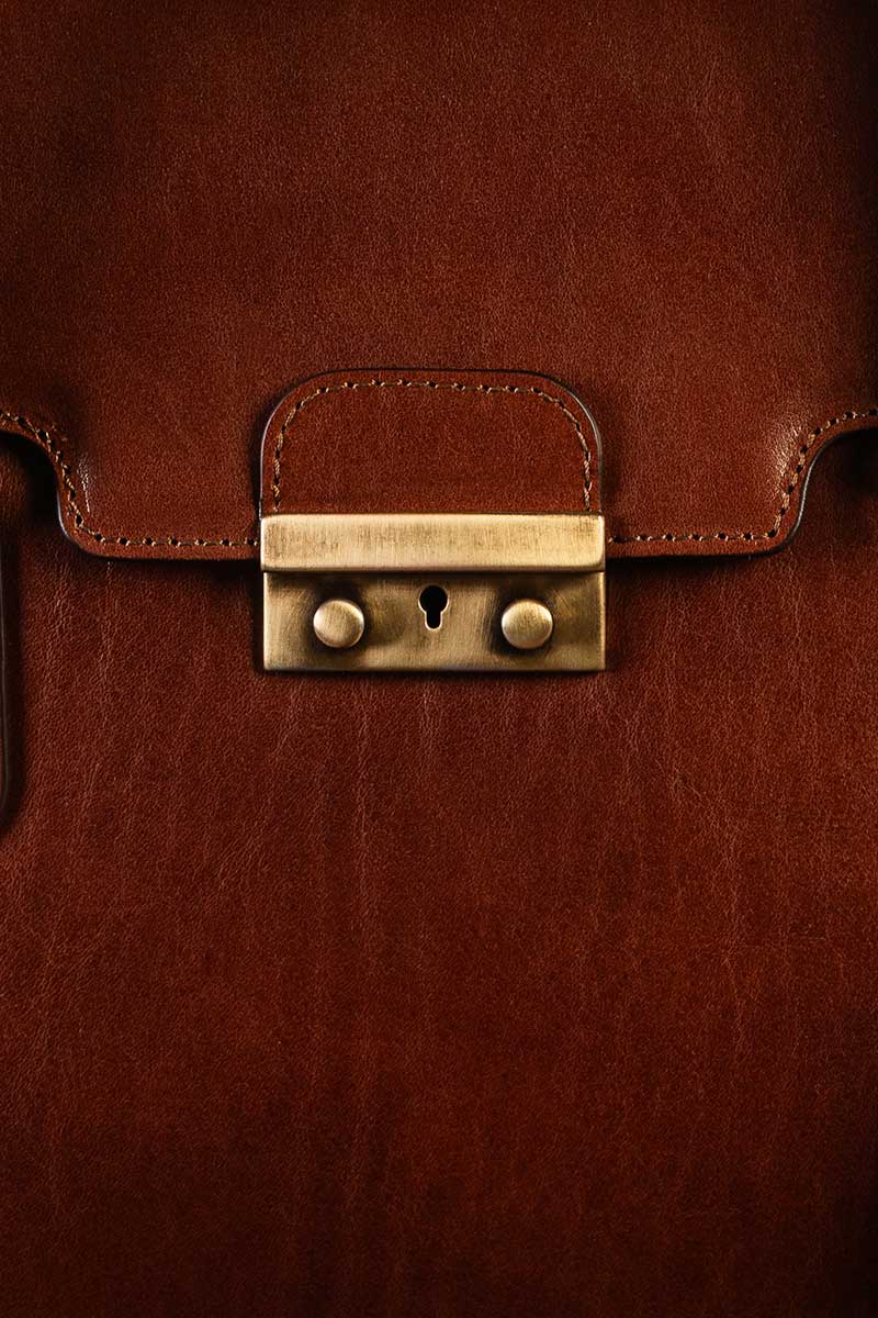 luxury brass briefcase lock