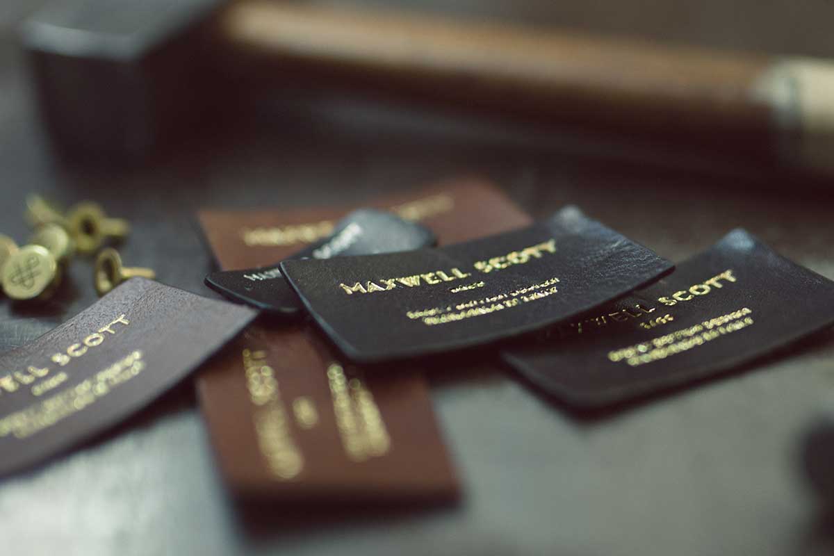 luxury italian leather embossing