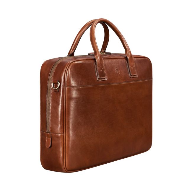 Calvino Large Leather Laptop Bag 17” | Men's Business Bag