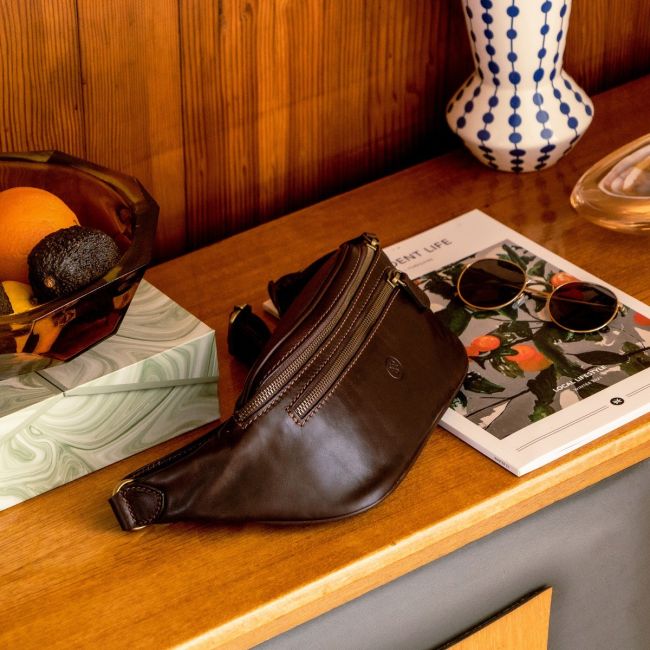 Centolla Italian Leather Fanny Pack - Maxwell-Scott