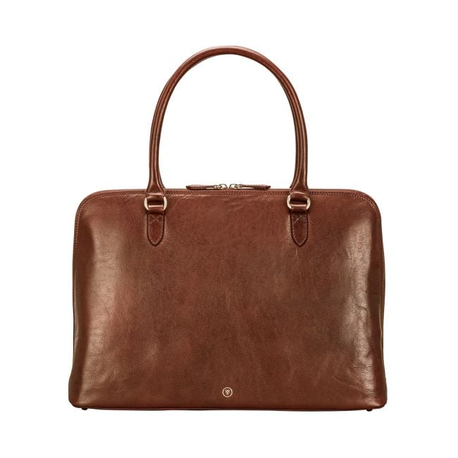 Fiorella Women's Leather Work Briefcase Tote - Maxwell-Scott