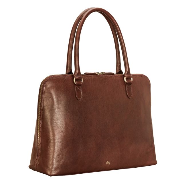 Fiorella Women's Leather Work Briefcase Tote - Maxwell-Scott