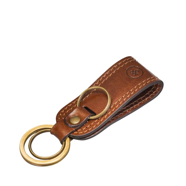 Nepi Leather Key Ring | Luxury Italian Keyring Gift - Maxwell-Scott