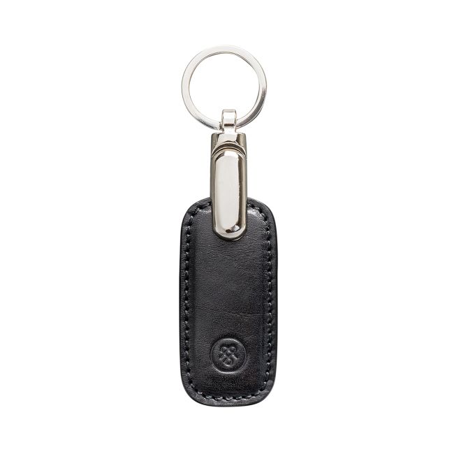 Ponte Leather Key Ring | Luxury Italian Keyring - Maxwell-Scott