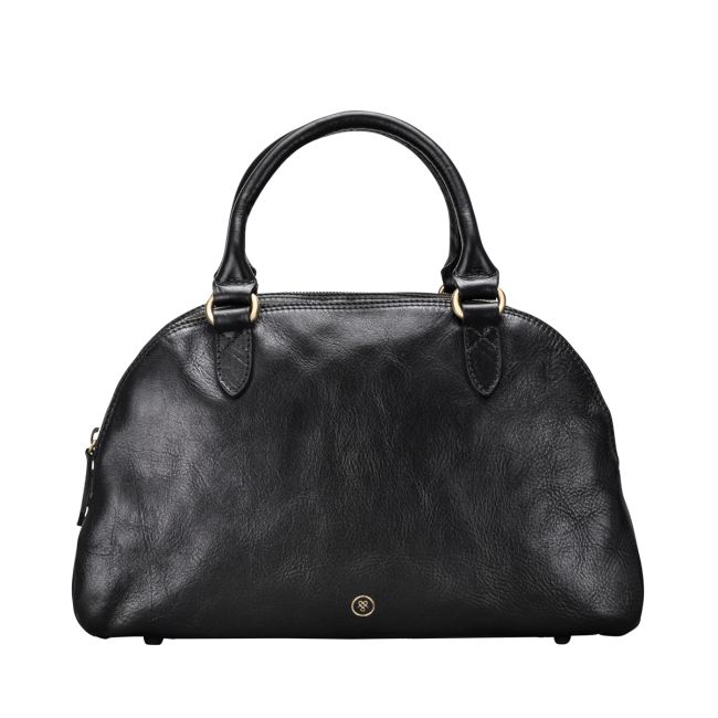 LilianaS Women's Leather Bowling Bag Purse - Maxwell-Scott