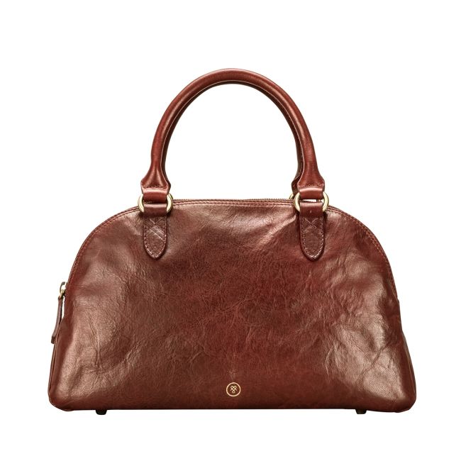LilianaS Women's Leather Bowling Bag Purse - Maxwell-Scott