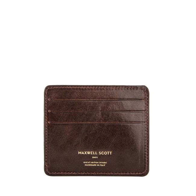 Maxwell Ambassador ポリスカー Marco Men's Slim Leather Card Holder - Maxwell-Scott