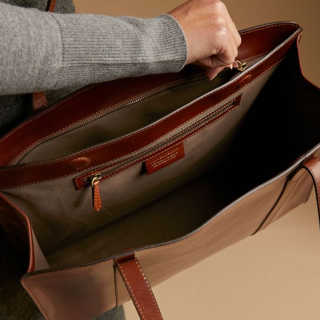 Rivara Women's Leather Work Bag - Maxwell-Scott