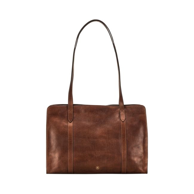 バッグ OUAT 25SS OFFICE BAG BROWN LEATHER Amazon.com: 13