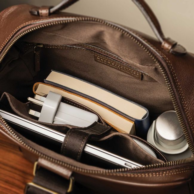 Santino Extra Large Leather Business Backpack | Men's Work Bag