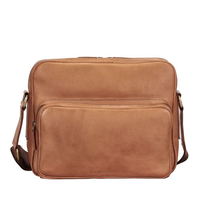 Santino Men's Leather Shoulder Bag | Luxury Italian Everyday Bag