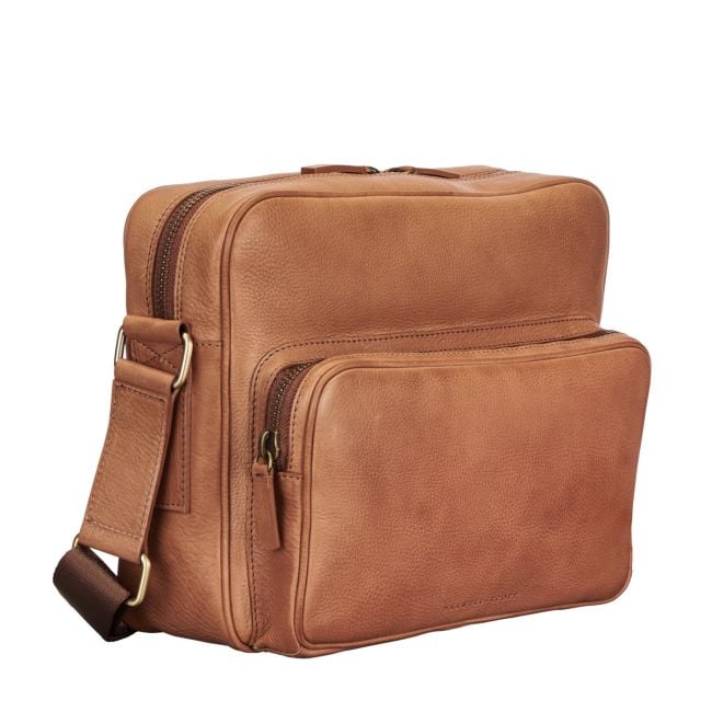 Santino Men's Leather Shoulder Bag | Luxury Italian Everyday Bag