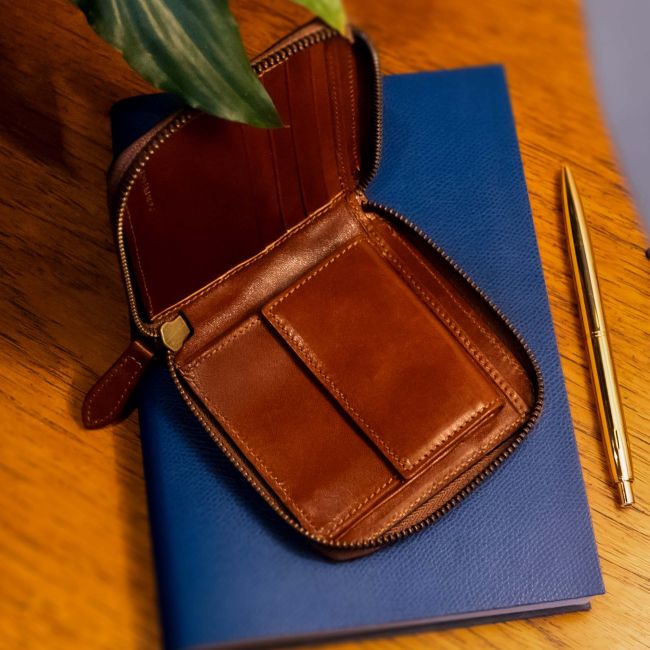 小物 Middle Leather Wallet Amazon.com: RUNBOX Wallet for Men Slim Leather Bifold RFID