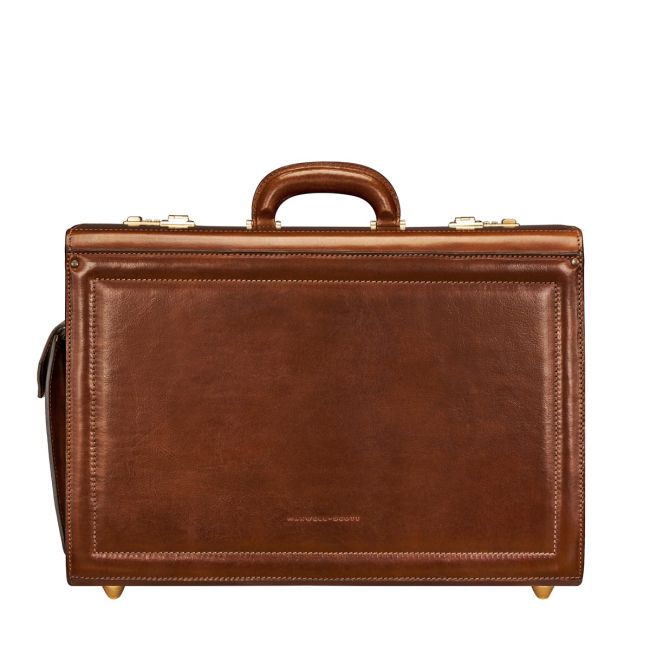 Varese Men's Executive Leather Pilot Case - Maxwell-Scott