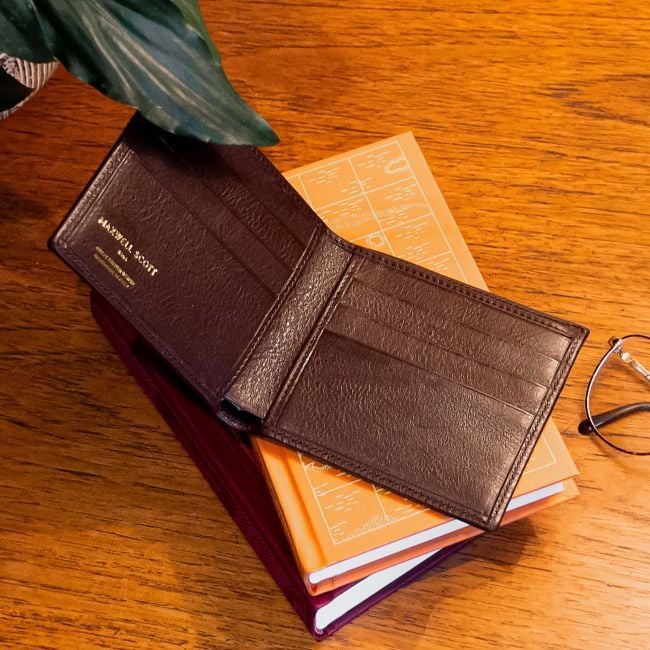Vittore Men's Italian Leather Bifold Card Wallet - Maxwell-Scott Vittore Men's Italian Leather Bifold Card Wallet - Maxwell-Scott