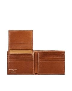 Best Quality RFID trifold leather wallet for men handmade in Italy