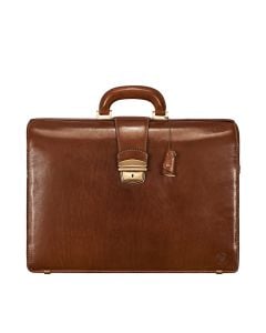 Paolo Large Leather Laptop Briefcase 17” | Men's Business Case