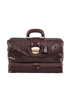 Donnini Large Men's Italian Leather Medical Bag - Maxwell-Scott