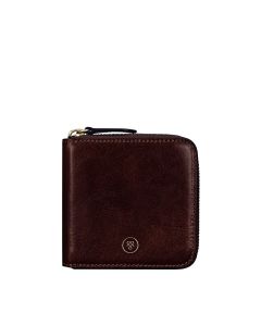 Tabiano Leather Zip Wallet | Men's Coin & Card Wallet - Maxwell-Scott