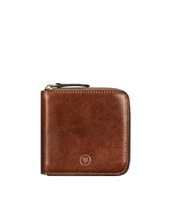 Tabiano Leather Zip Wallet | Men's Coin & Card Wallet - Maxwell-Scott