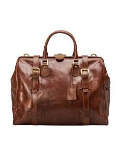 tan leather gladstone holdall