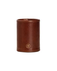 Pienza Italian Leather Pen Holder - Maxwell-Scott