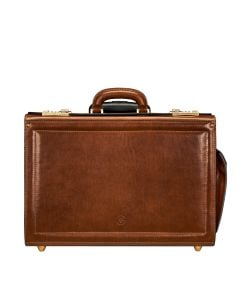 Varese Men's Executive Leather Pilot Case - Maxwell-Scott