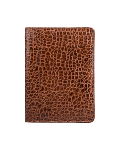 crocodile leather document folder