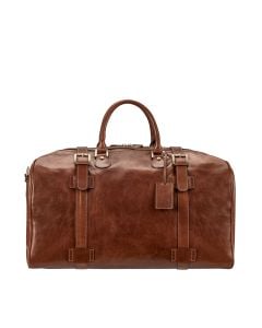 Large Tan Leather Luggage for Men