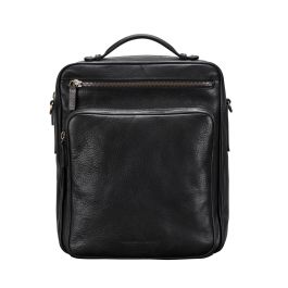 Santino L Men's Leather Backpack Shoulder Bag | Luxury Italian
