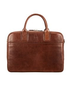 Italian leather Macbook business bag