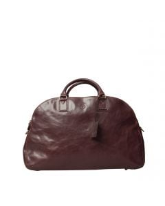 luxury brown leather womens holdall