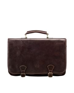 leather briefcase bag for men