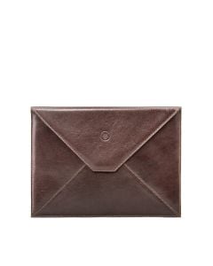 chocolate leather iPad Mini envelope case