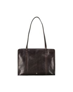 womens quality leather business tote bag 