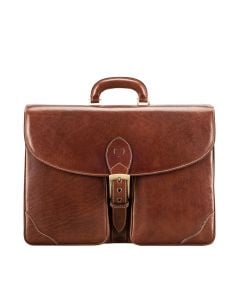 large briefcase men with buckle fastening