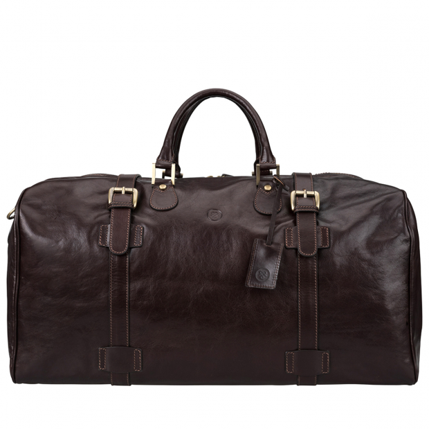 Leather Weekend Bag Brown Portsmouth