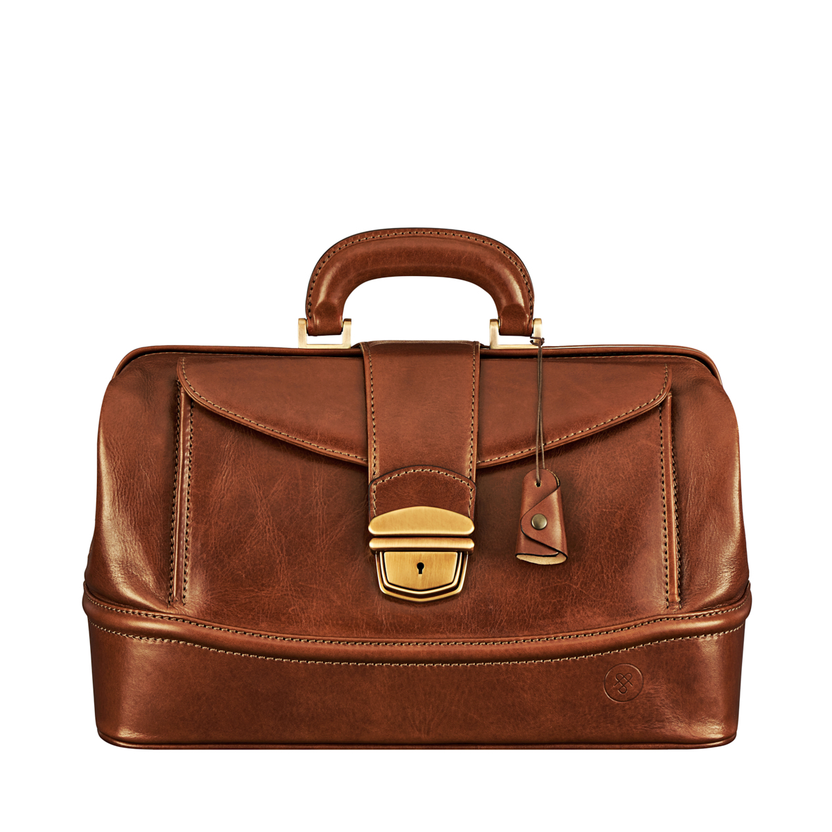 Donnini Men's Italian Leather Doctor's Bag - Maxwell-Scott