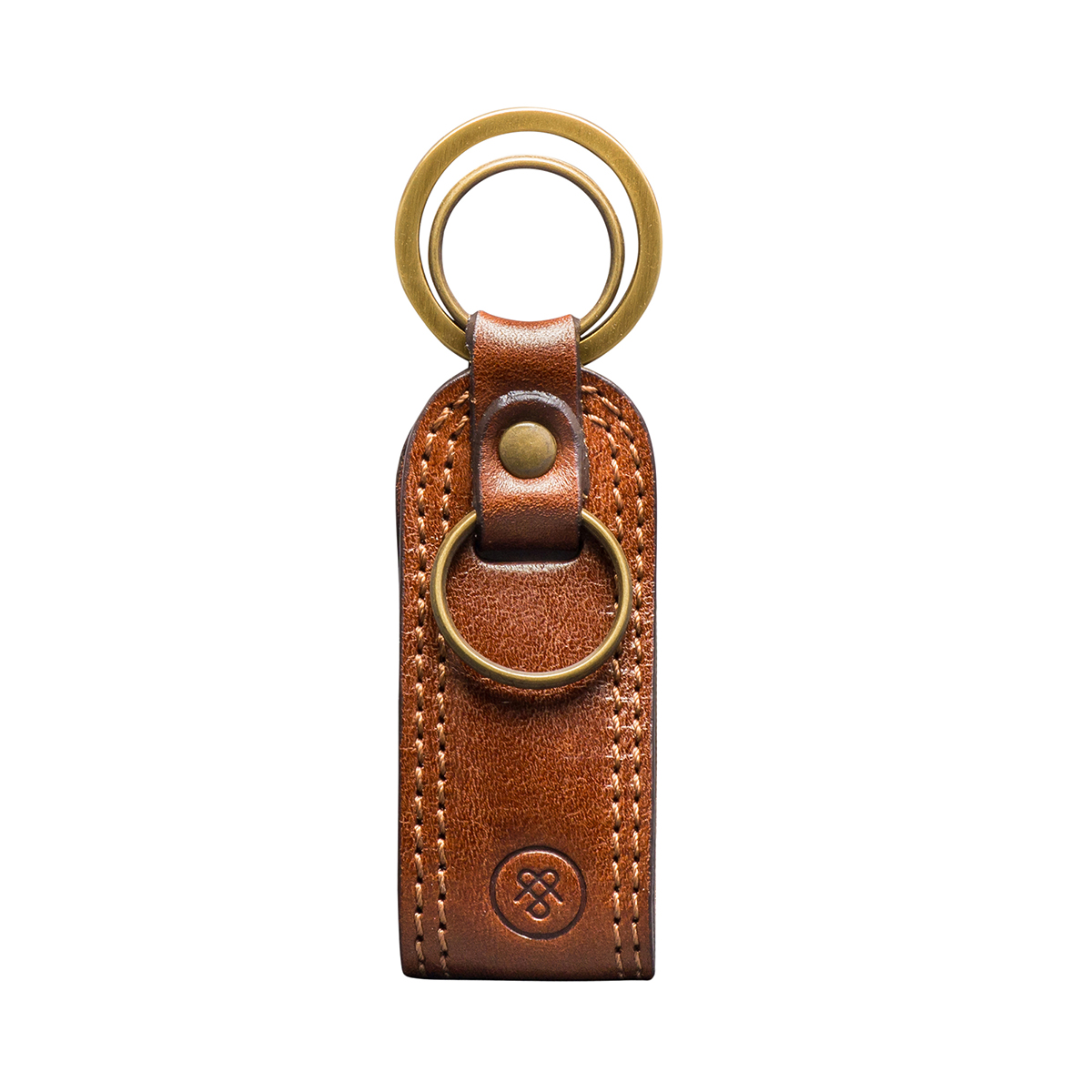 Nepi Leather Key Ring | Luxury Italian Keyring Gift - Maxwell-Scott