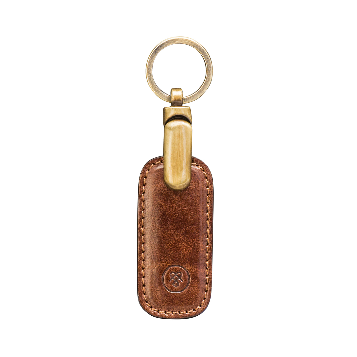 【新品】LUXURY MATERIAL LEATHER ROOM KEYRING Ponte Leather Key Ring | Luxury Italian Keyring - Maxwell-Scott