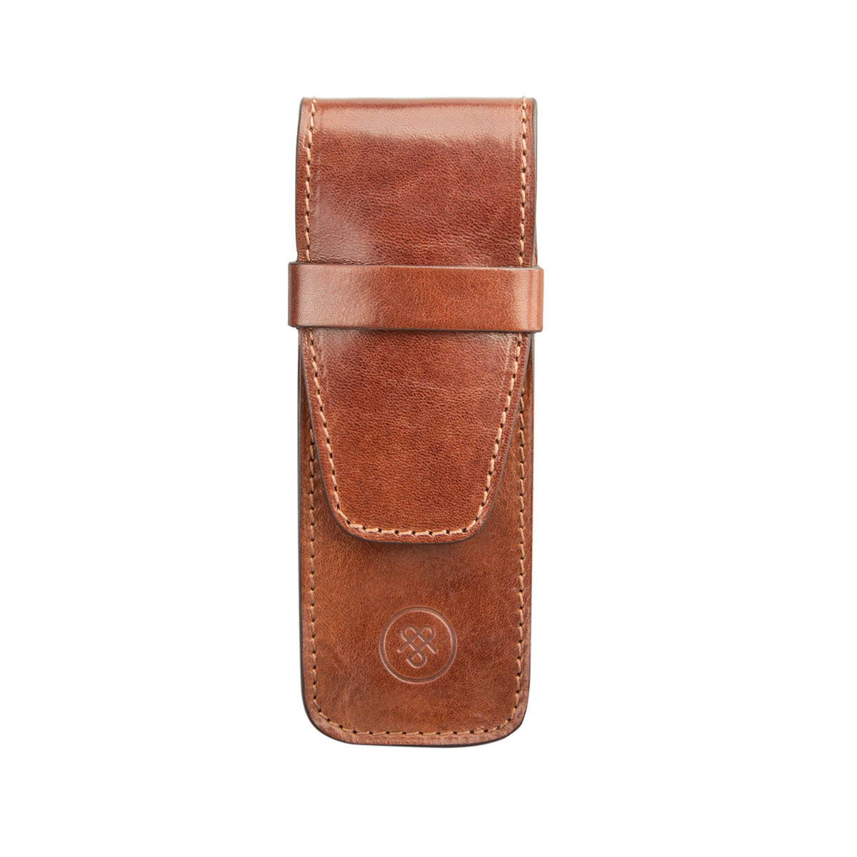 Pienza Italian Leather Pen Holder - Maxwell-Scott