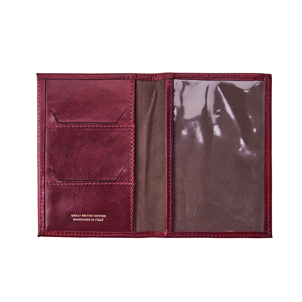 Prato Men's Leather Passport Cover - Maxwell-Scott