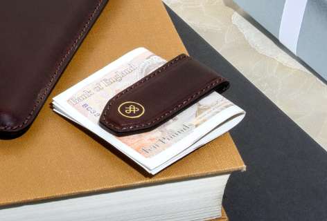 leather moneyclip
