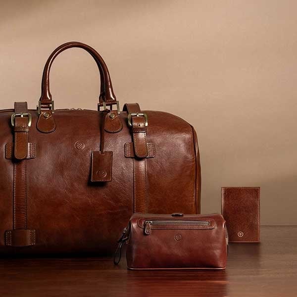 【ーーー】 ジャックルコー似 BROWN LEATHER Bowling-BAG Bowling Bag – Lord & Taylor